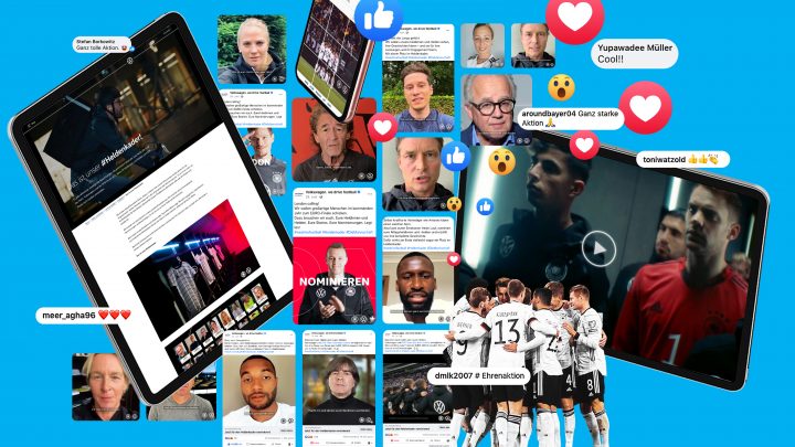 Volkswagen Fussball Social Media Posts